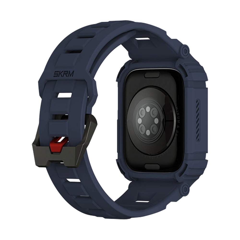 สาย Apple Watch SKINARMA 45mm Mecha Blue