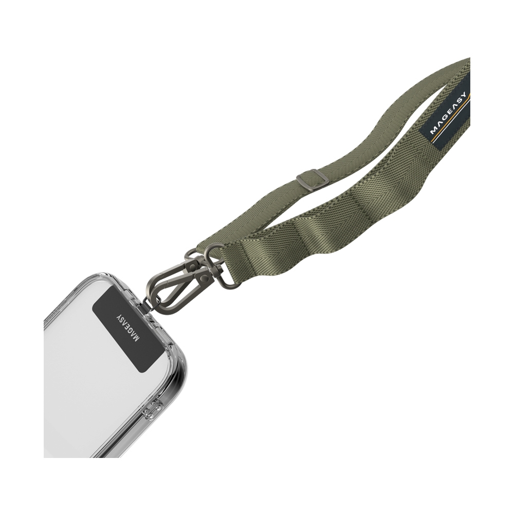 สายคล้อง MAGEASY Strap+Strap Card 20mm - Army Green