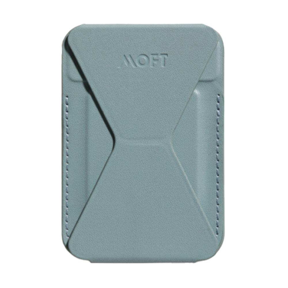 Snap-On Phone Stand Wallet with MagSafe MOFT (MOVAS) - Seafoam