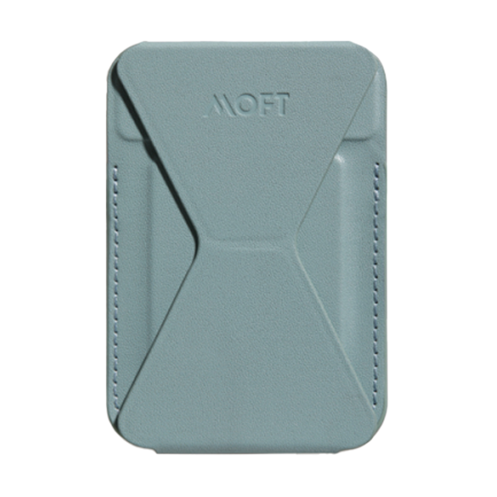 Snap-On Phone Stand Wallet with MagSafe MOFT (MOVAS) - Seafoam
