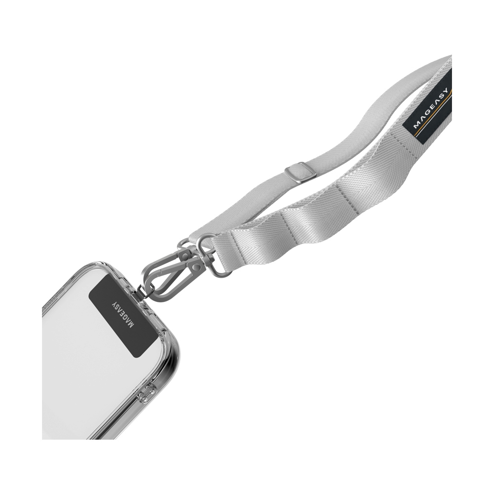 สายคล้อง MAGEASY Strap+Strap Card 20mm - Galaxy Gray