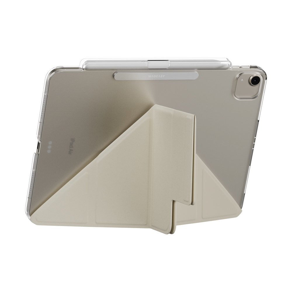 Case iPad Air 11" MAGEASY Facet with Pencil Holder - Starlight White