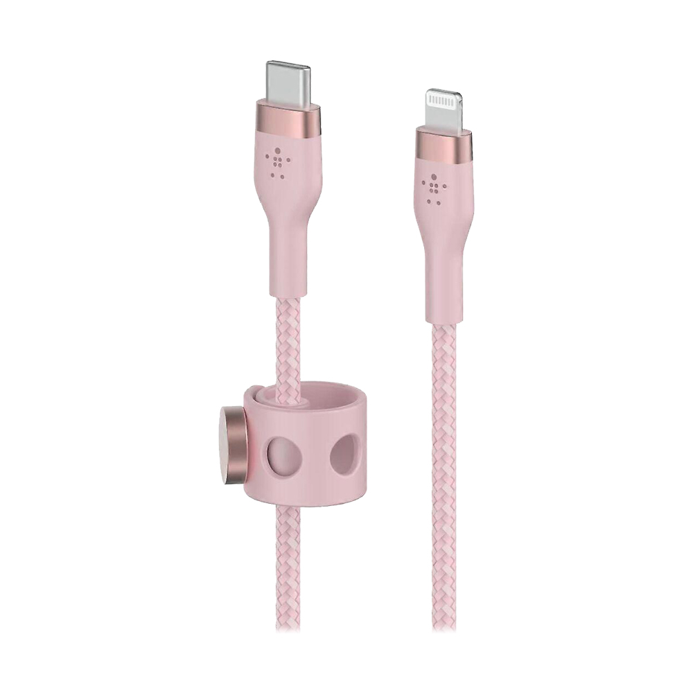 1M Cable Type-C To iPhone BELKIN (30W,CAA011bt1MPK) Pink