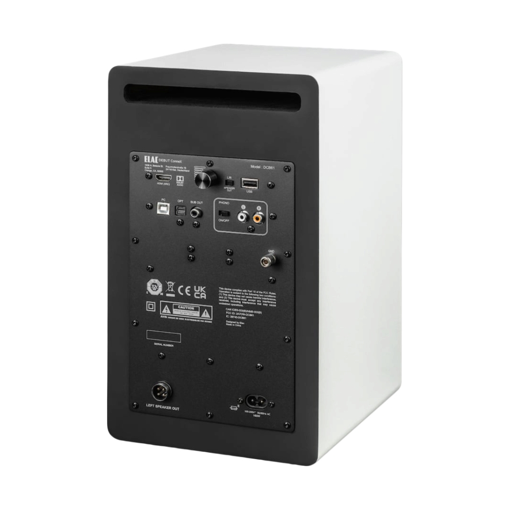 (2.0) ลำโพง ELAC (DEBUT CONNEX DCB61) BLUETOOTH WHITE