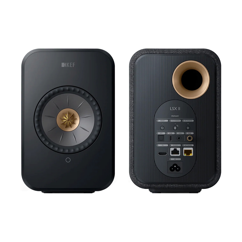(2.0) ลำโพง KEF (LSX II) BLUETOOTH CARBON BLACK