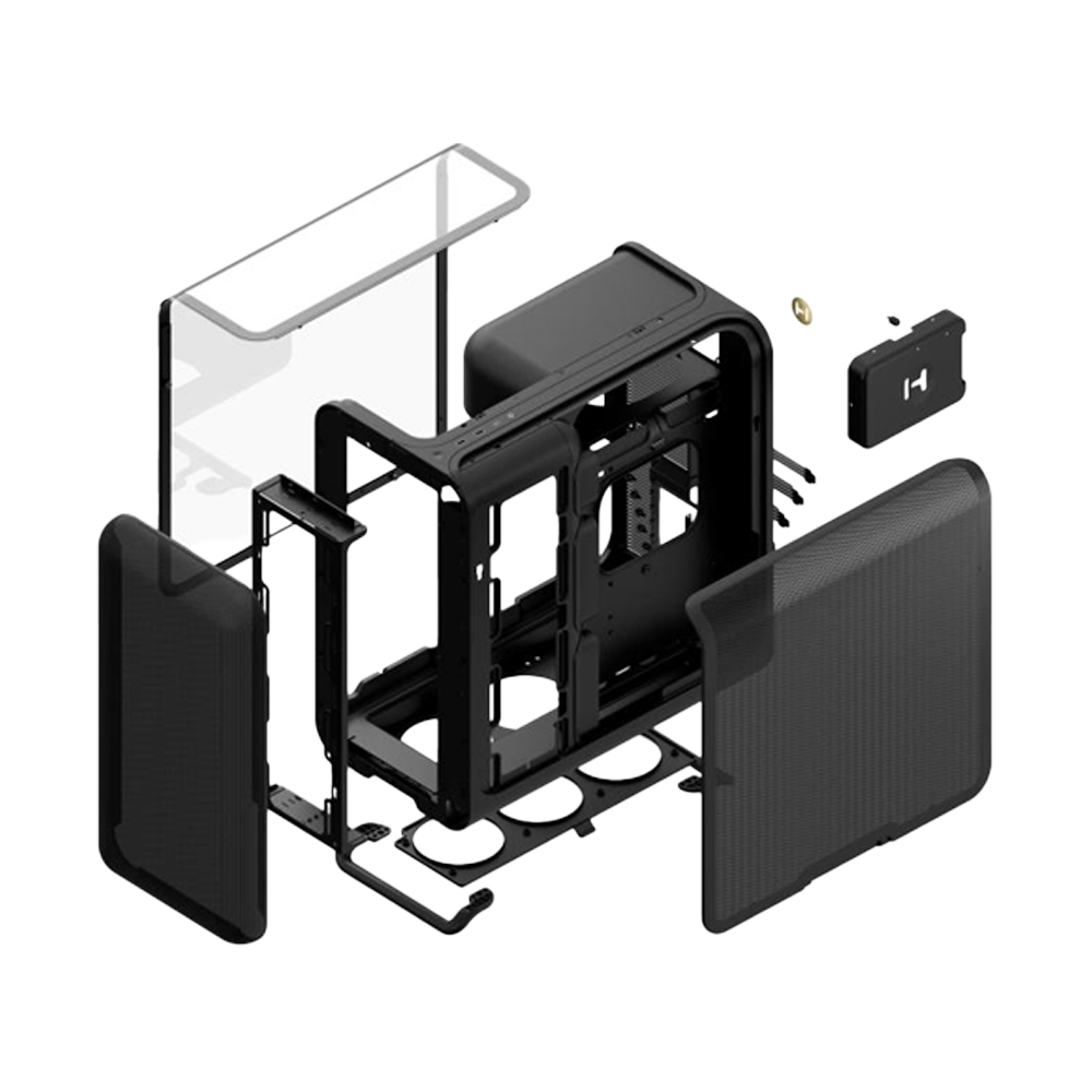 ATX CASE (NP) HYTE X50 TG BLACK