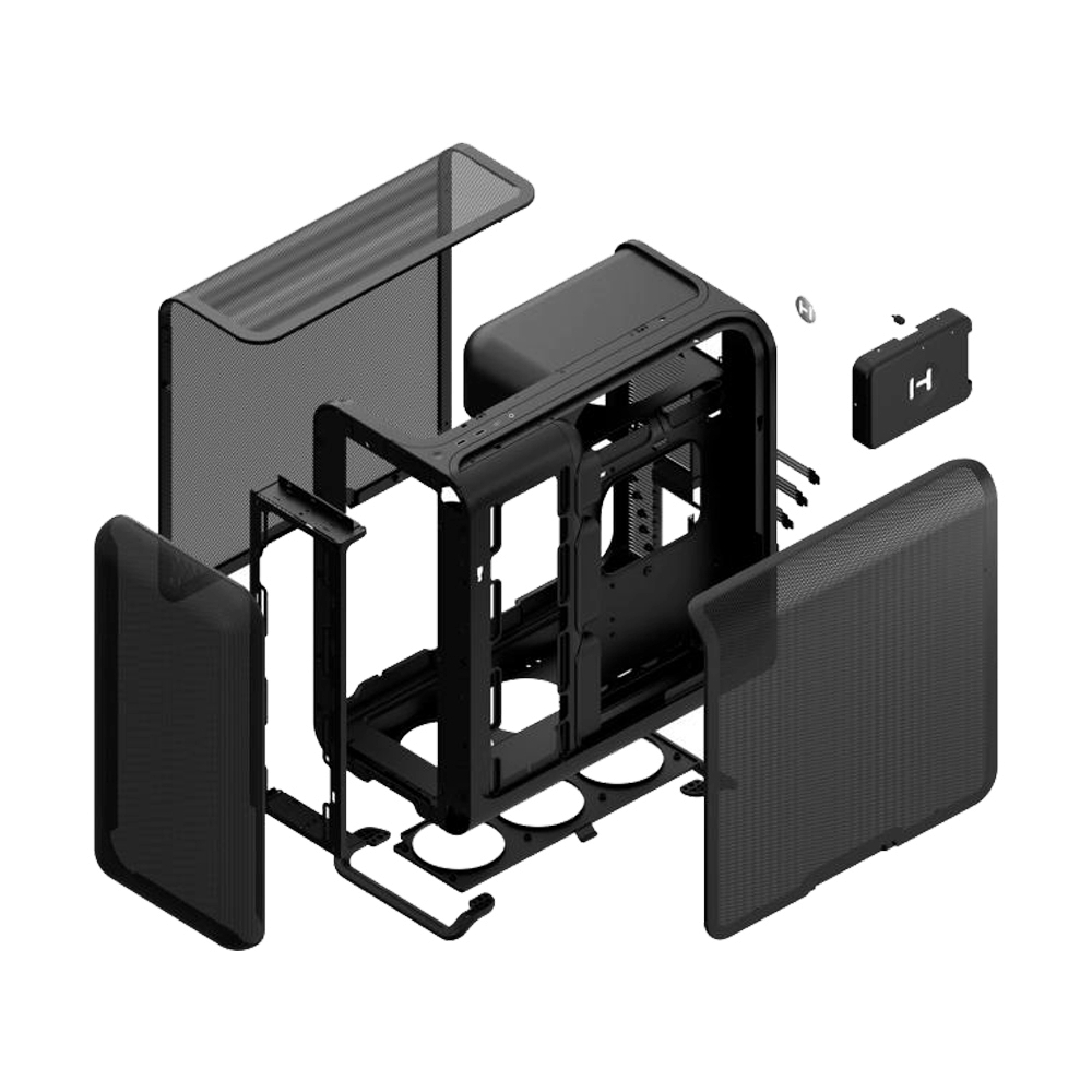 ATX CASE (NP) HYTE X50 AIR BLACK