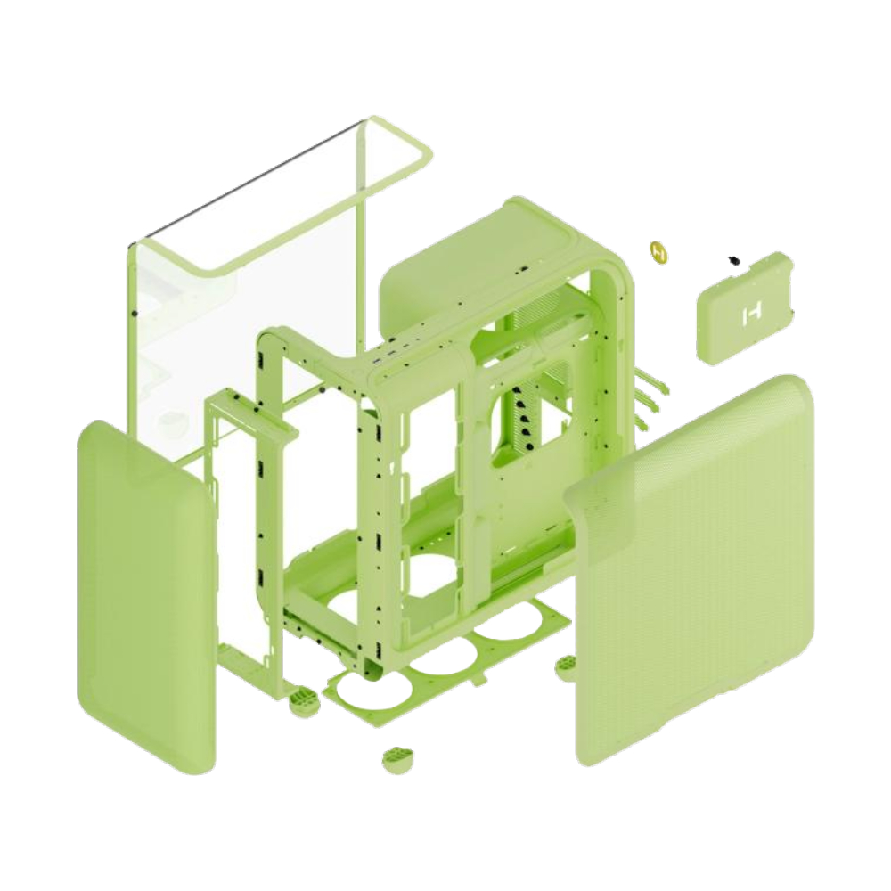 ATX CASE (NP) HYTE X50 TG MATCHA MILK