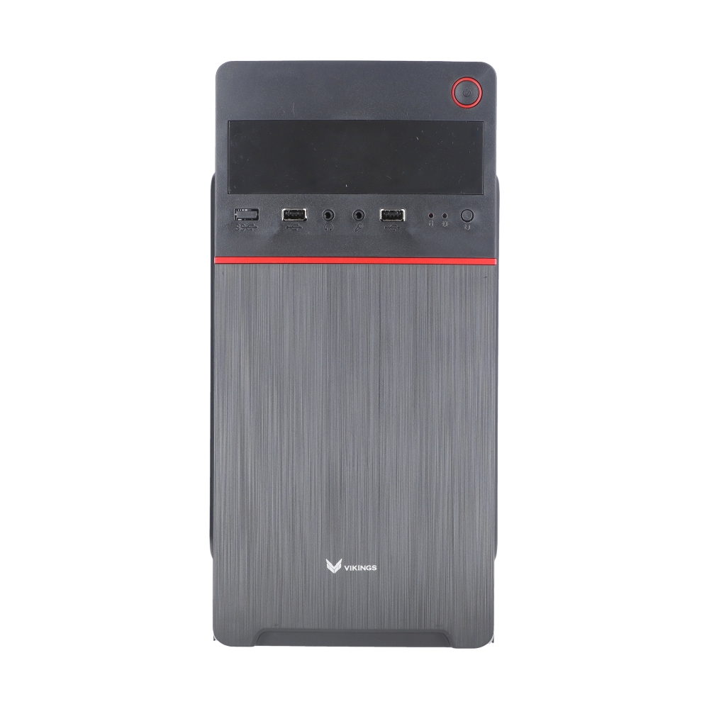 mATX CASE (NP) VIKINGS 1709R RED