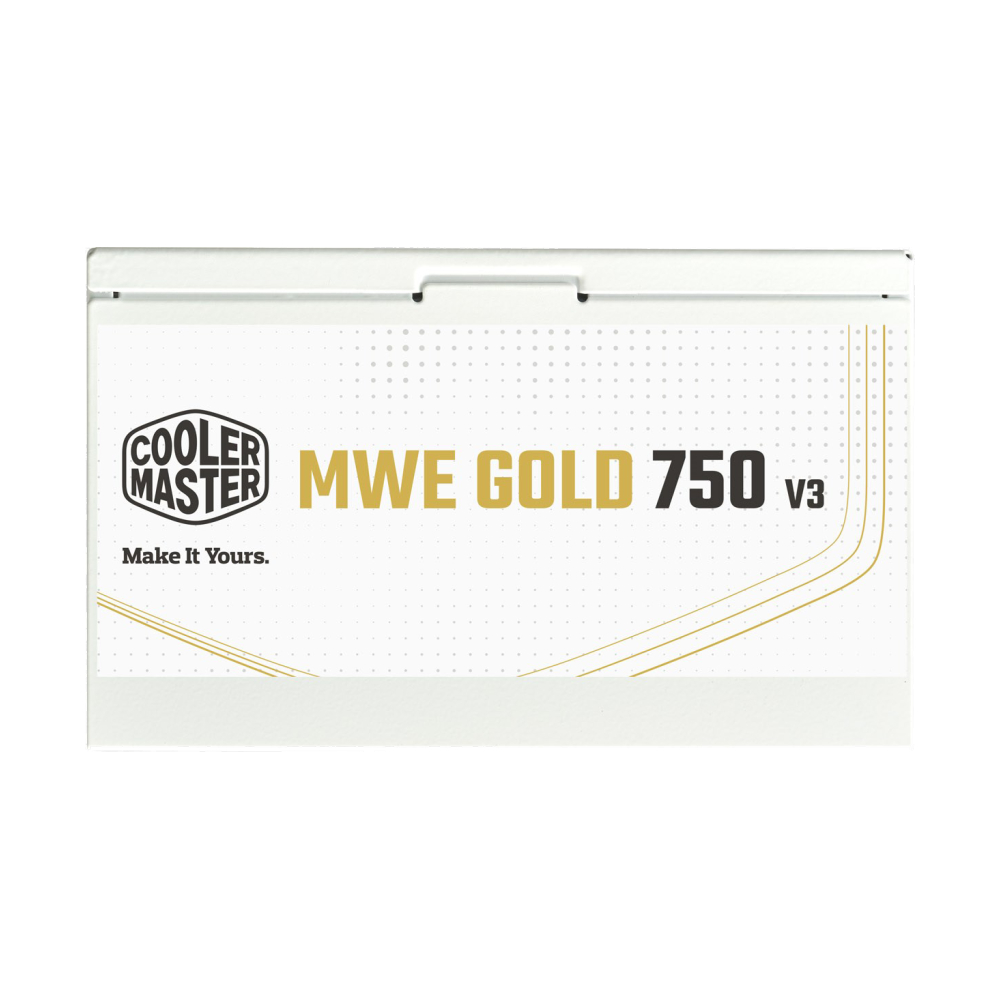 POWER SUPPLY (80+ GOLD) 750W COOLER MASTER MWE V3 NM WHITE (MPE-7506-ACAG-GTH)