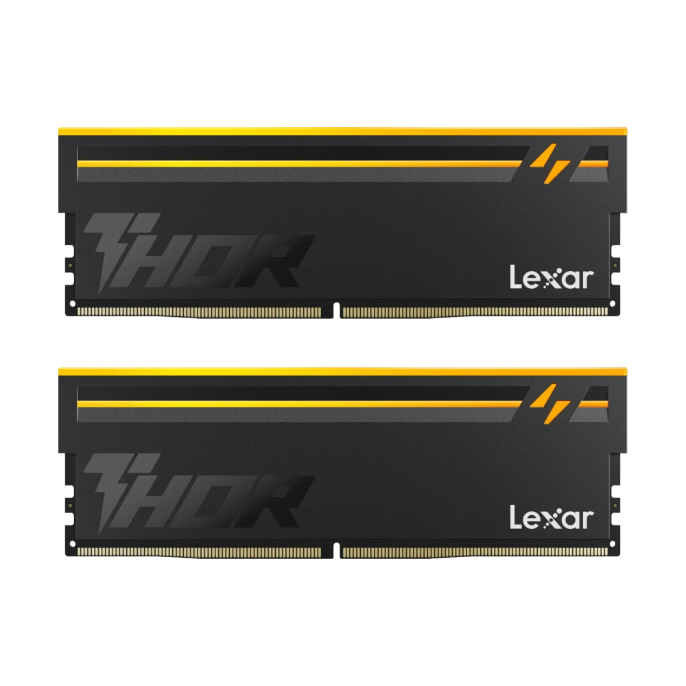 RAM DDR5(6000) 32GB (16GBX2) LEXAR RGB BLACK (LD5U16G60C38BV-RGD)