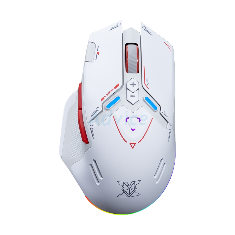 MOUSE WIRELESS BLUETOOTH NUBWO X210 VORTEX WHITE (เมาส์ไร้สาย)