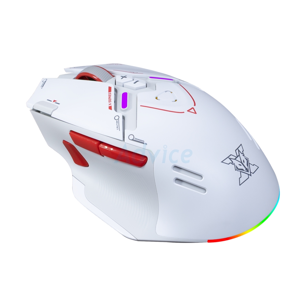 MOUSE WIRELESS BLUETOOTH NUBWO X210 VORTEX WHITE (เมาส์ไร้สาย)