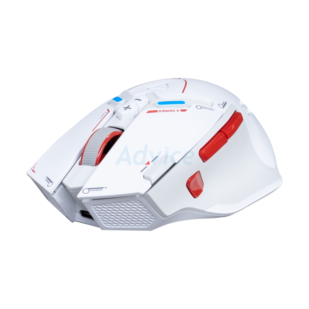 MOUSE WIRELESS BLUETOOTH NUBWO X210 VORTEX WHITE (เมาส์ไร้สาย)