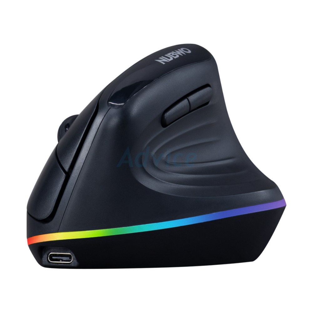 MOUSE WIRELESS NUBWO NMD09 BLACK (BLUETOOTH)