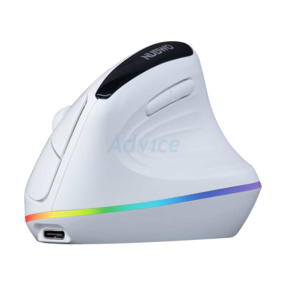 MOUSE WIRELESS NUBWO NMD09 WHITE (BLUETOOTH)
