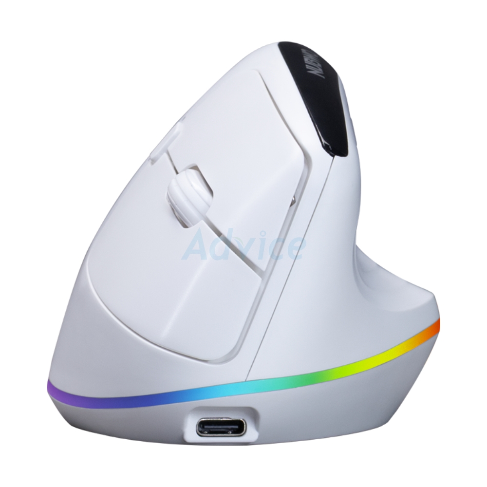 MOUSE WIRELESS NUBWO NMD09 WHITE (BLUETOOTH)