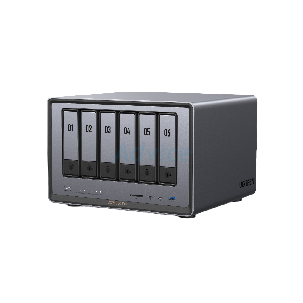 NAS UGREEN (DXP6800Plus, Without HDD.)