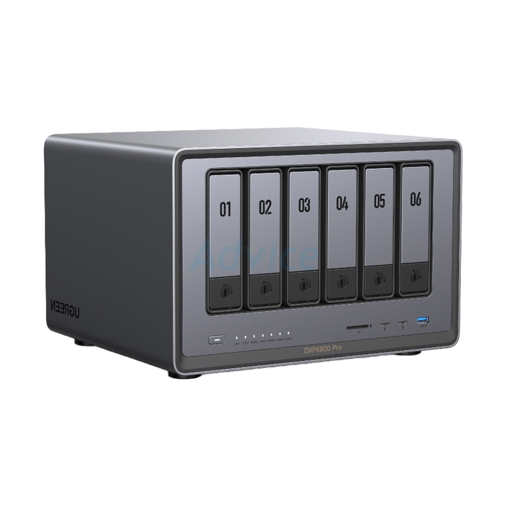 NAS UGREEN (DXP6800Plus, Without HDD.)