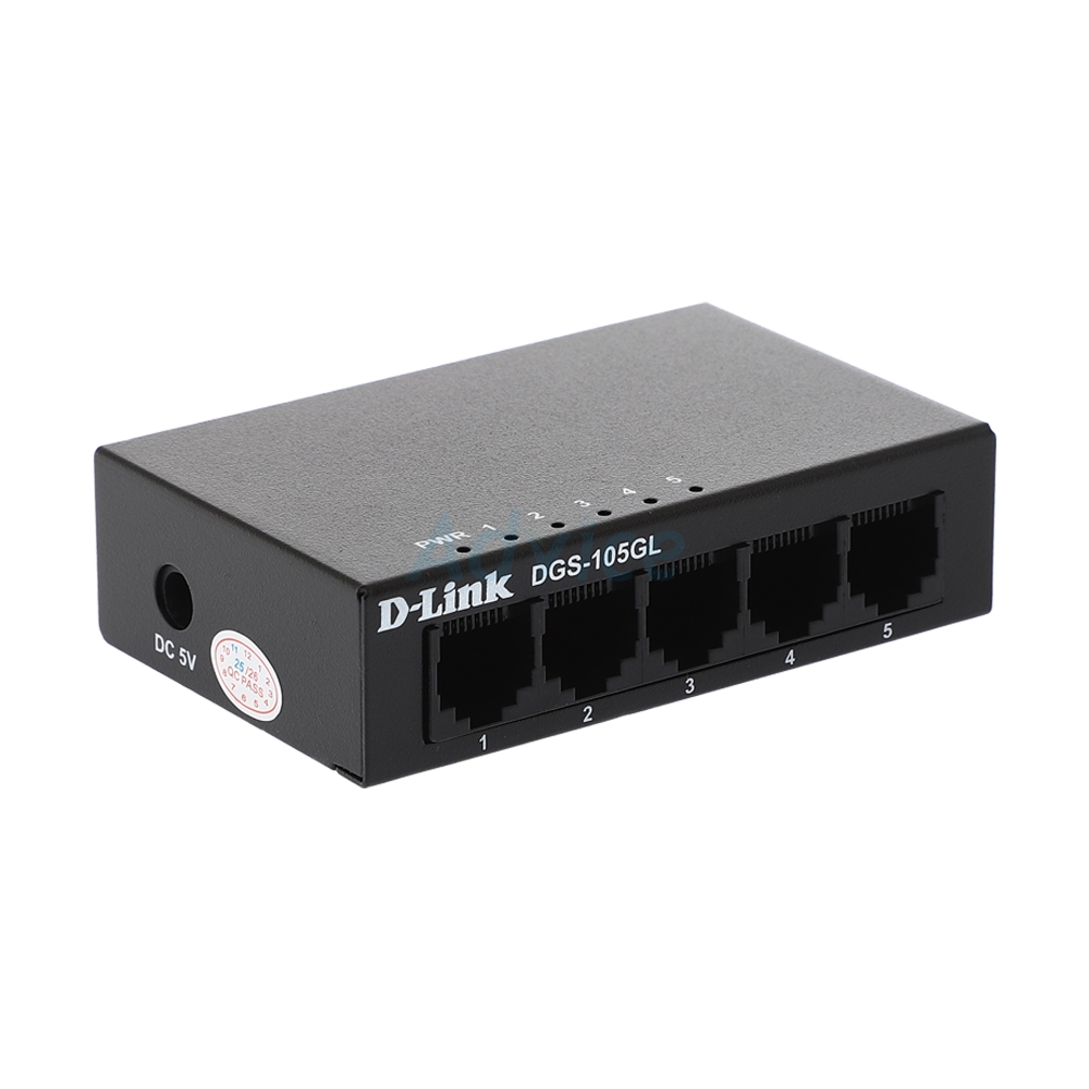Gigabit Switching Hub 5 Port D-LINK DGS-105GL K1 (5'')