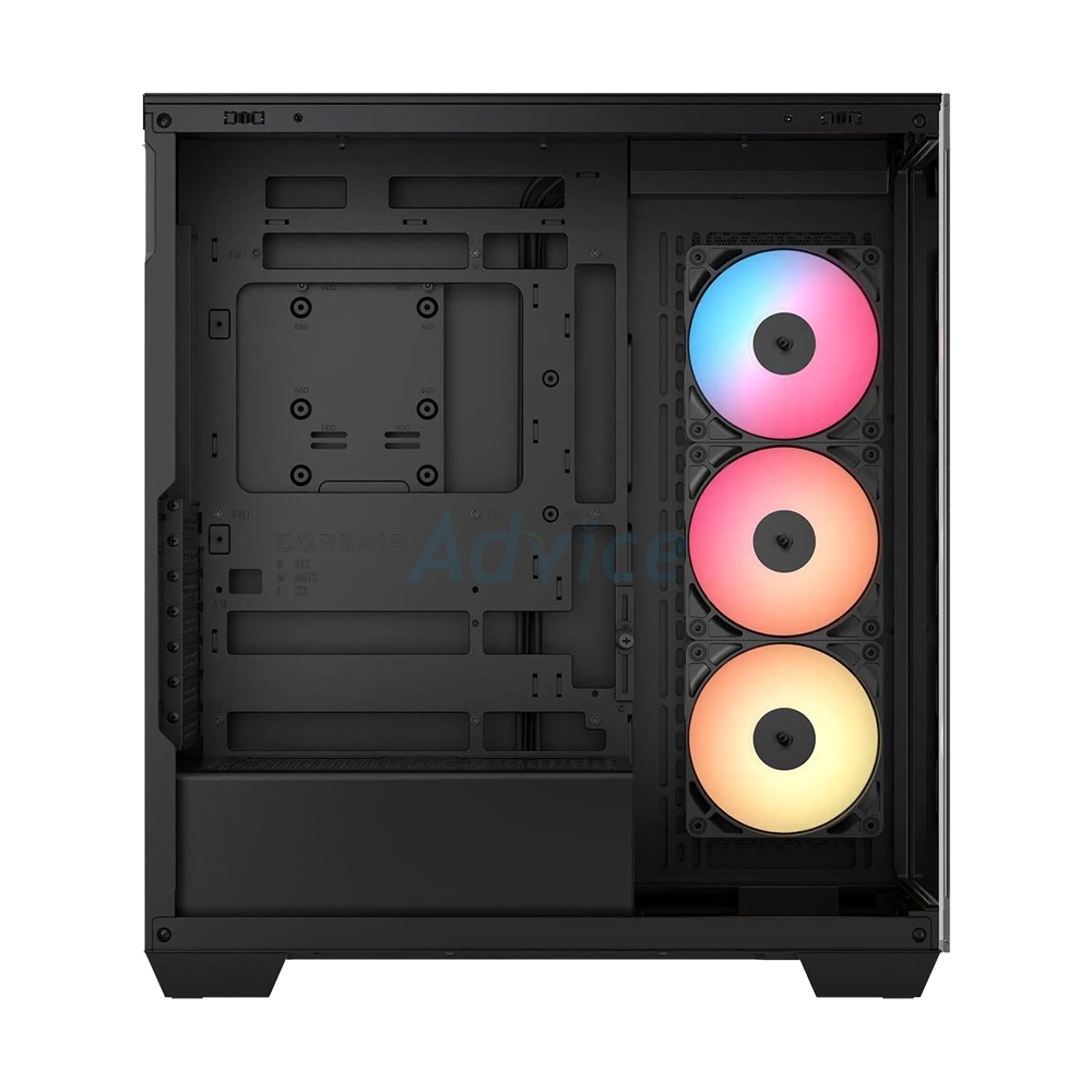 ATX CASE (NP) CORSAIR 3500X RS-R ARGB TEMPERED GLASS BLACK (CC-9011322-WW)