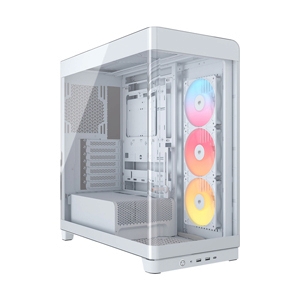 ATX CASE (NP) CORSAIR FRAME 4500X RS-R ARGB PANORAMIC GLASS WHITE (CC-9011315-WW)