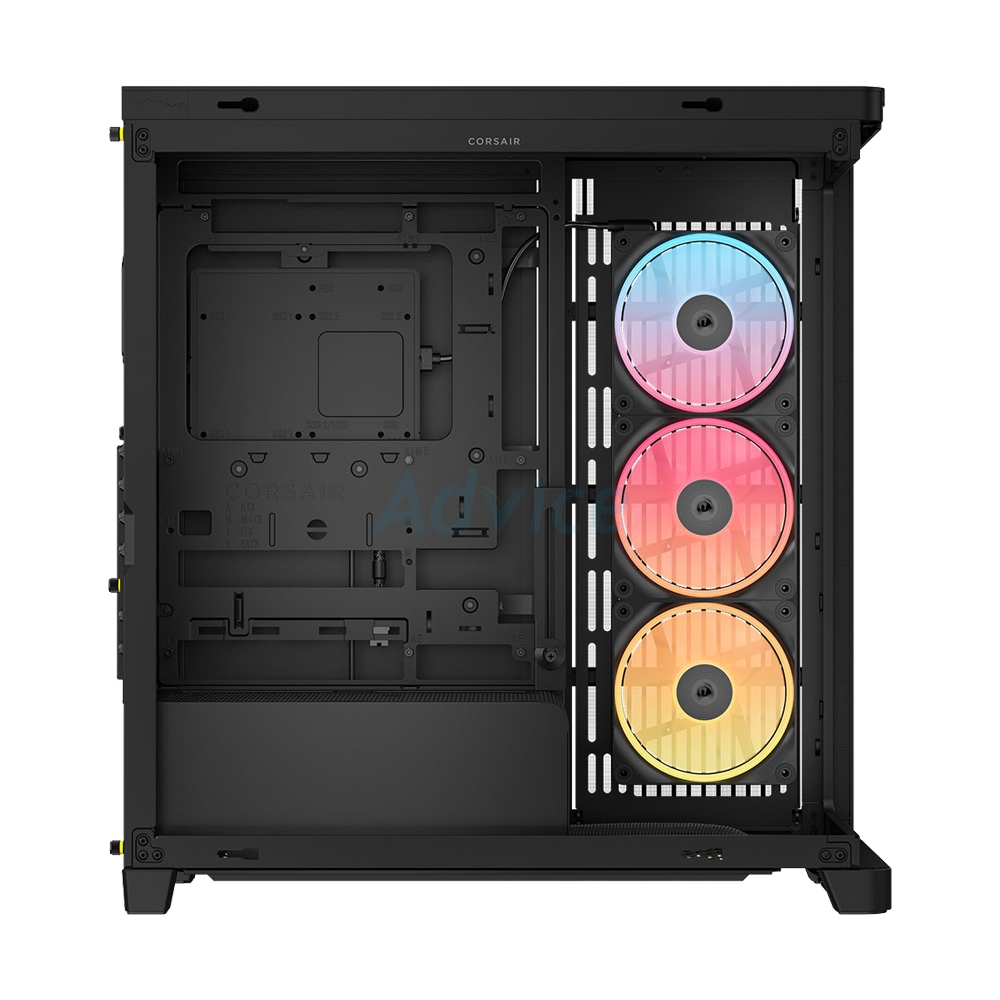 ATX CASE (NP) CORSAIR FRAME 4500X LX-R RGB LINK PANORAMIC GLASS BLACK (CC-9011316-WW)