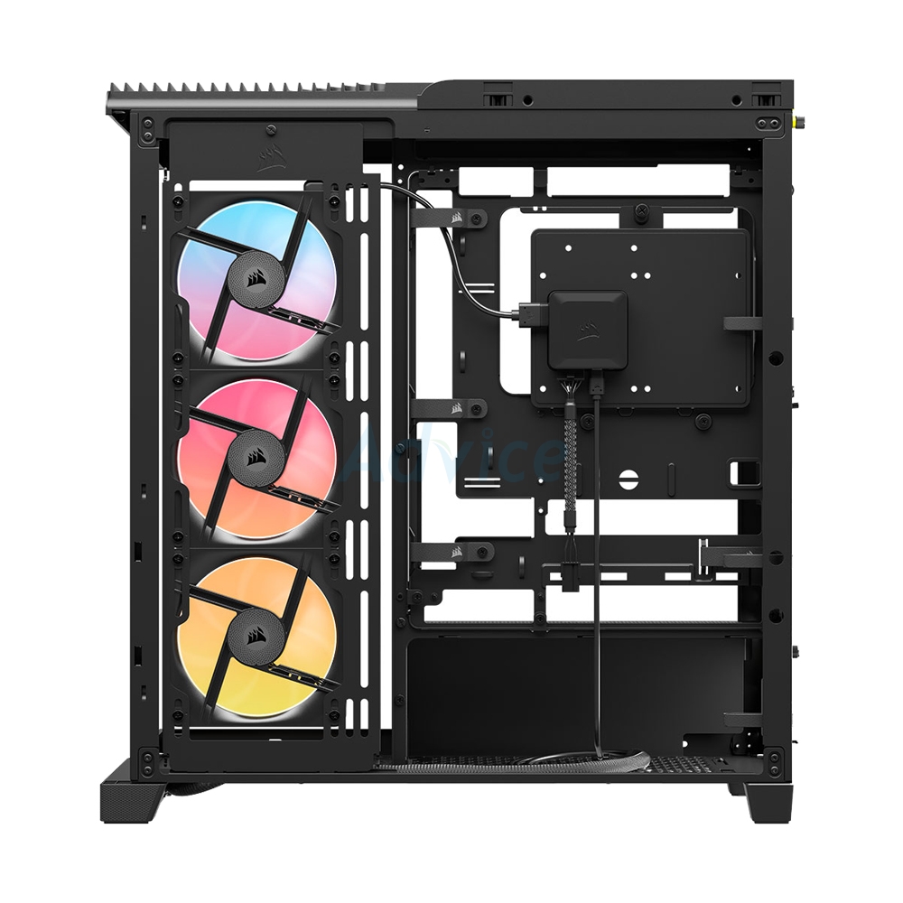 ATX CASE (NP) CORSAIR FRAME 4500X LX-R RGB LINK PANORAMIC GLASS BLACK (CC-9011316-WW)
