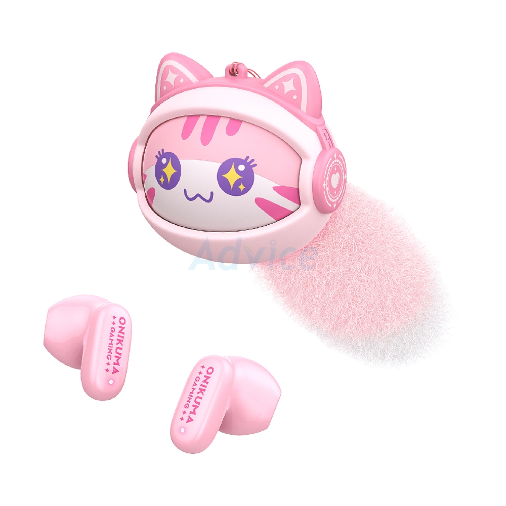 TRUE WIRELESS ONIKUMA TX603 PINK (BLUETOOTH)