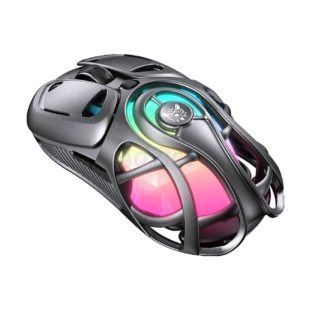 MOUSE WIRELESS BLUETOOTH ONIKUMA DM02 GREY (เมาส์ไร้สาย)