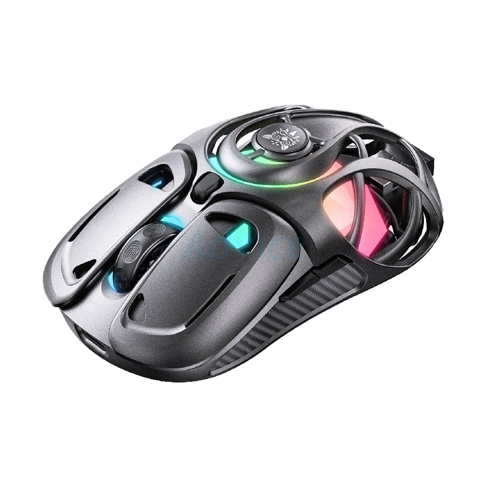 MOUSE WIRELESS BLUETOOTH ONIKUMA DM02 GREY (เมาส์ไร้สาย)