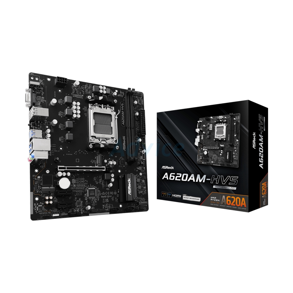 MAINBOARD (AM5) ASROCK A620AM-HVS DDR5