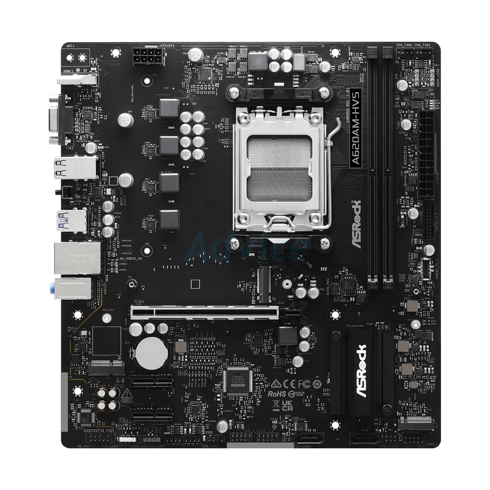 MAINBOARD (AM5) ASROCK A620AM-HVS DDR5
