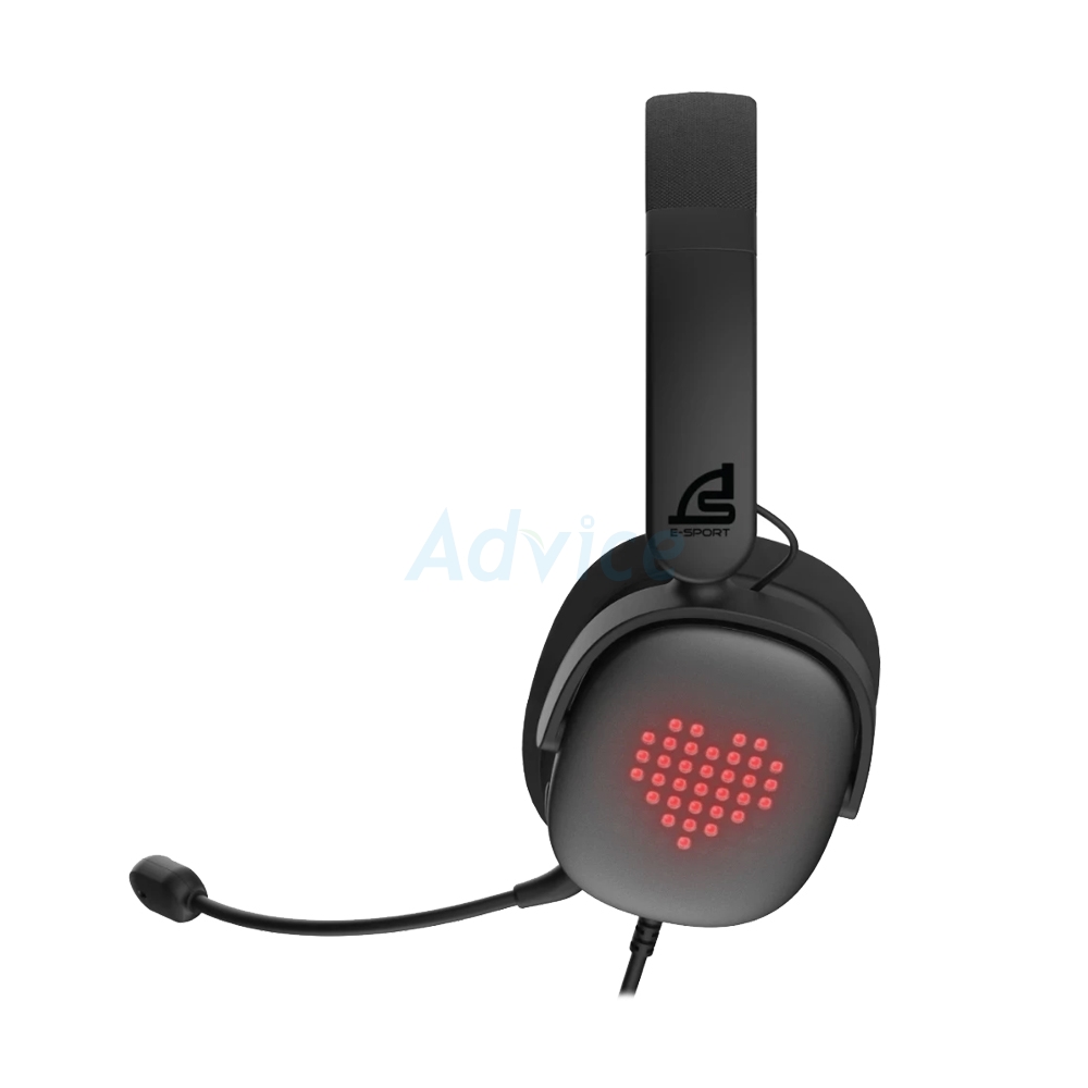 HEADSET SIGNO HP839 ZEROSSA BLACK RGB (7.1)