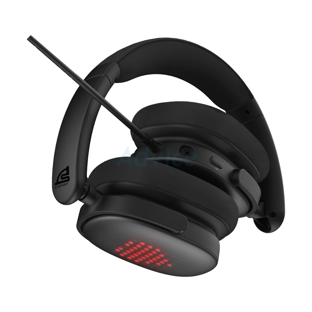 HEADSET SIGNO HP839 ZEROSSA BLACK RGB (7.1)