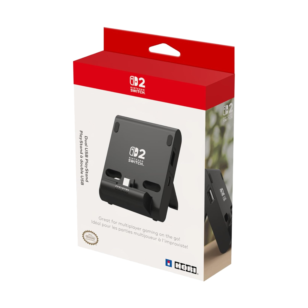 PLAYSTAND HORI DUAL USB NINTENDO SWITCH 2 (ฐานตั้งเครื่องเกม)