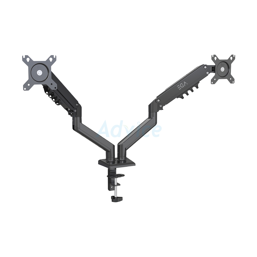 MONITOR ARM EGA ERGONOMIC DESIGN TWIN (MA2) BLACK