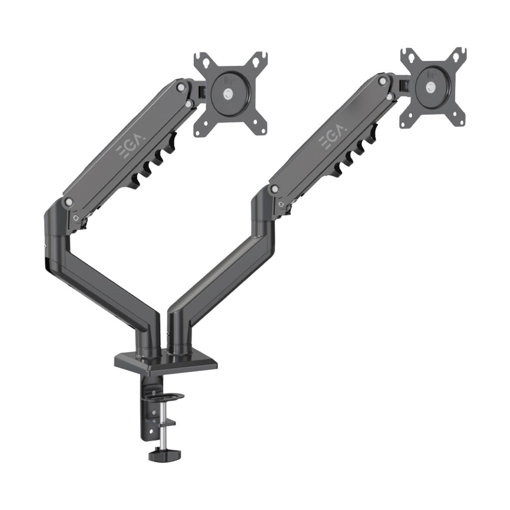 MONITOR ARM EGA ERGONOMIC DESIGN TWIN (MA2) BLACK