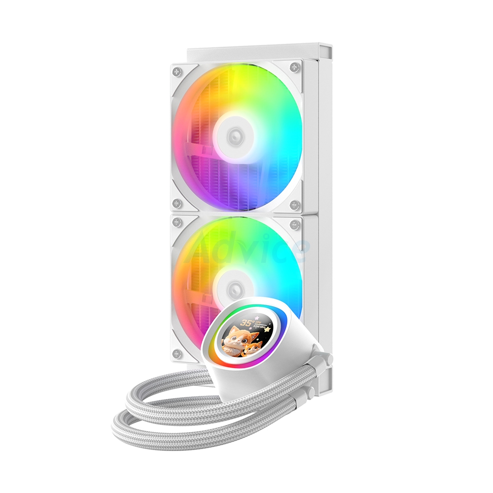 LIQUID COOLING ID-COOLING FX 240 LCD WHITE