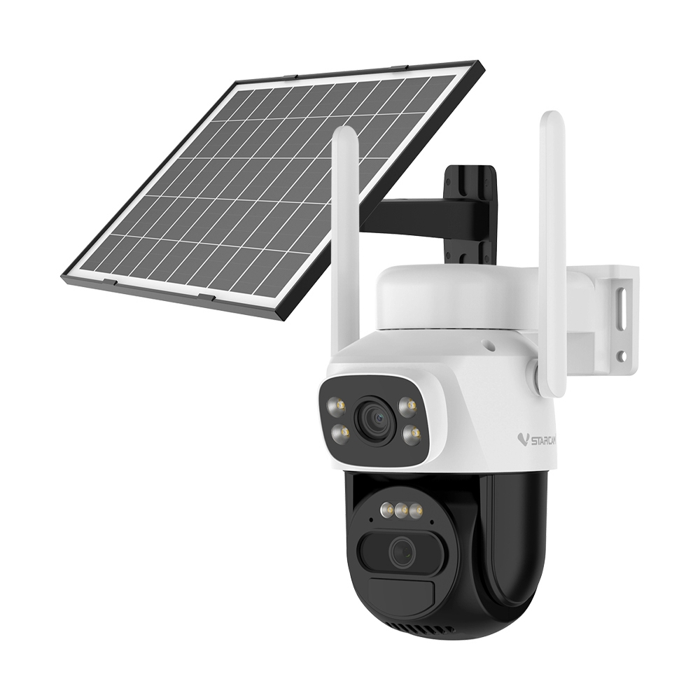 กล้องไร้สาย Smart Camera (3.0MP+3.0MP) VSTARCAM BG622DR 4G+Solar Outdoor