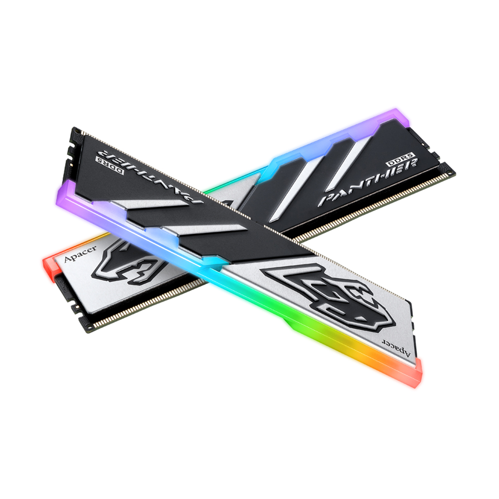 RAM DDR5(6000) 32GB (16GBX2) APACER PANTHER RGB BLACK (AH5U32G60C6229BAA-2)