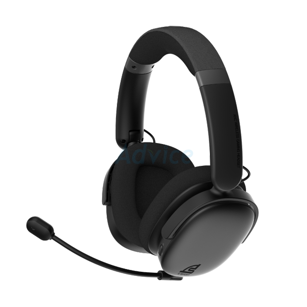 HEADSET WIRELESS SIGNO WP603 ZERROS BLACK (BLUETOOTH/7.1/ANC/ENC)