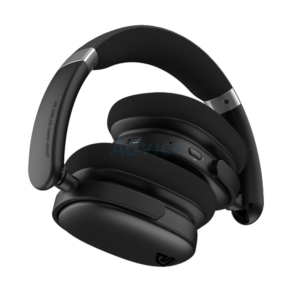 HEADSET WIRELESS SIGNO WP603 ZERROS BLACK (BLUETOOTH/7.1/ANC/ENC)