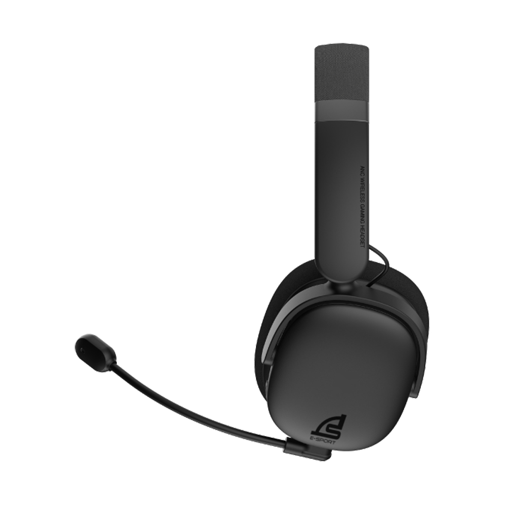HEADSET WIRELESS SIGNO WP603 ZERROS BLACK (BLUETOOTH/7.1/ANC/ENC)