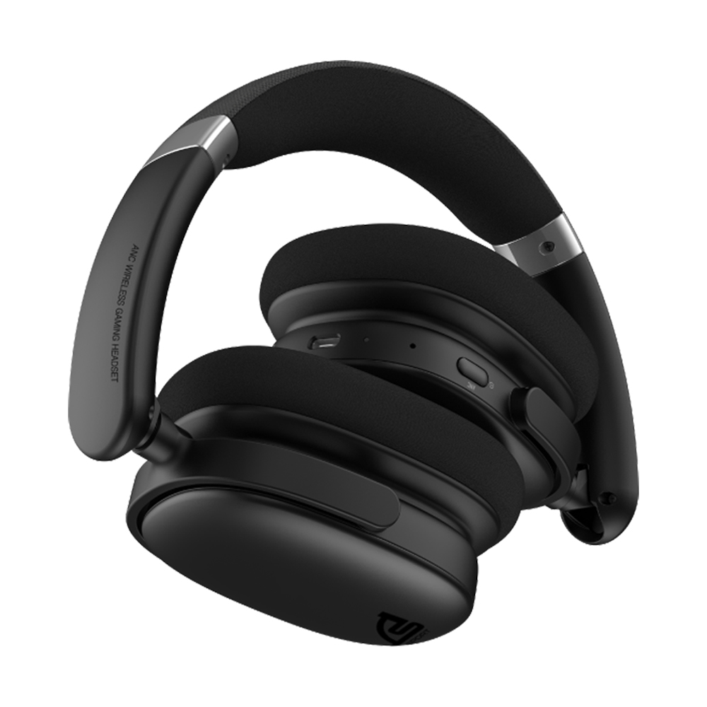 HEADSET WIRELESS SIGNO WP603 ZERROS BLACK (BLUETOOTH/7.1/ANC/ENC)
