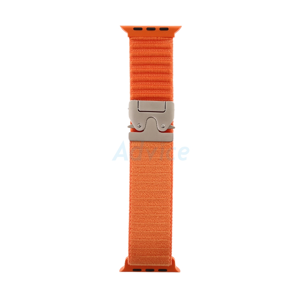 สาย Apple Watch PANTHERA 46mm Wavy Nylon with Socket Clip (FLS381091) Orange