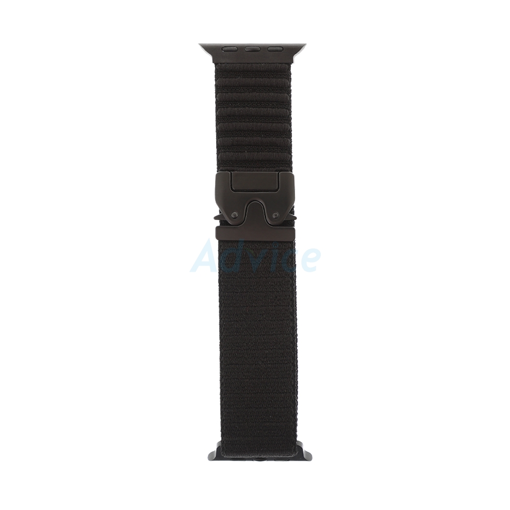 สาย Apple Watch PANTHERA 46mm Wavy Nylon with Socket Clip (FLS381091) Black
