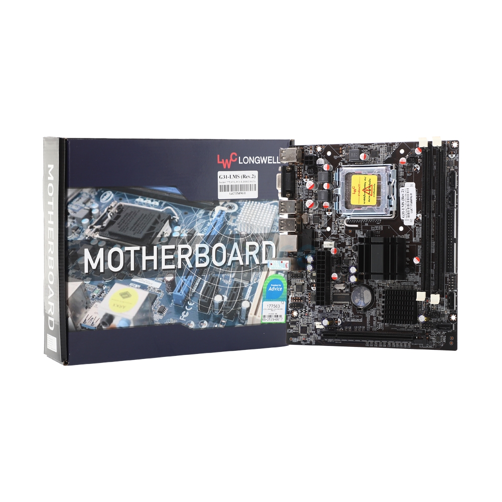MAINBOARD (775) LONGWELL G31LMS DDR2 (REV. 2.0)