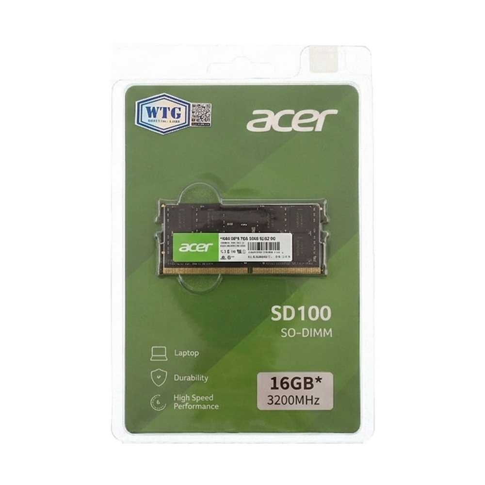 RAM DDR4(3200, NB) 16GB ACER SD100 (ZC.A01ST.0GD)