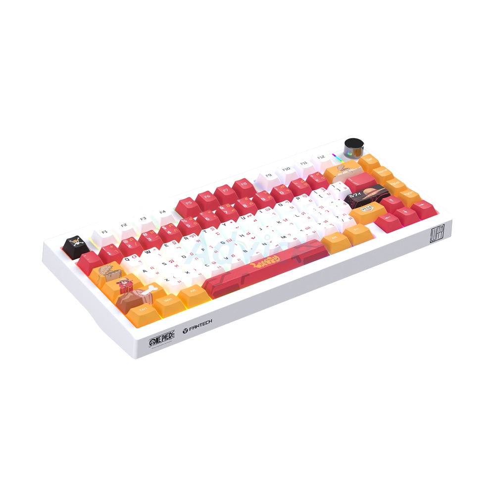 KEYBOARD WIRELESS BLUETOOTH FANTECH MK921 ONE PIECE LUFFY (WHITE SWITCH คีย์บอร์ด)